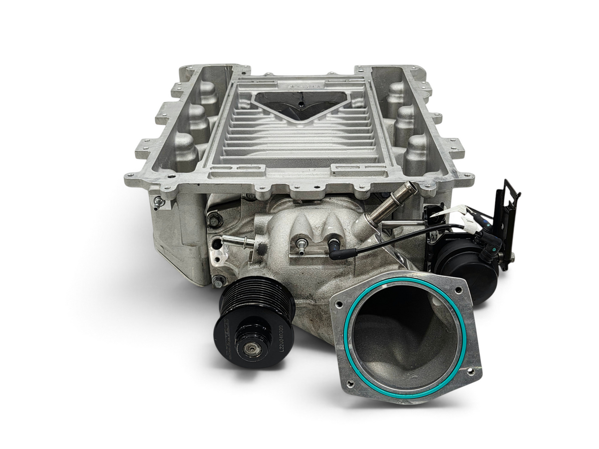 Send it Auto Parts OEM Chevrolet Corvette C6 ZR1 LS9 supercharger with Lingenfelter 2.60 inch pulley