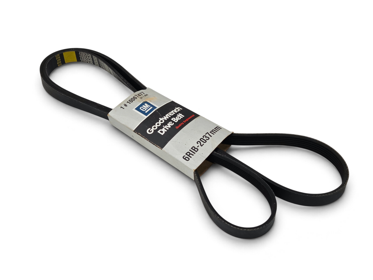 Send it Auto Parts OEM GM serpentine drive belt for 1990-1995 Corvette C4 ZR-1 LT5 engine in original packaging
