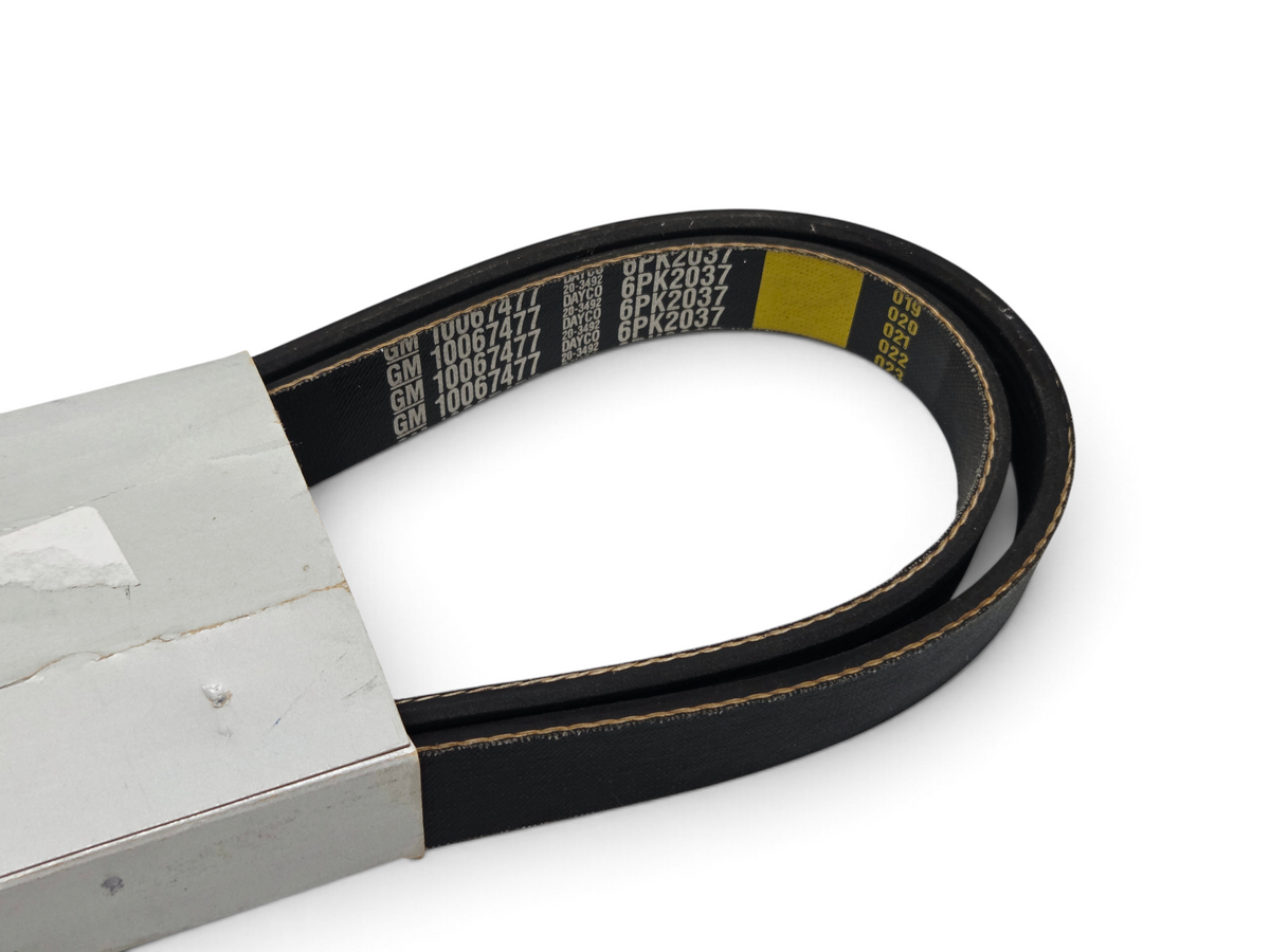 Send it Auto Parts OEM GM 10067477 black serpentine belt for 1990-1995 Corvette C4 ZR-1 LT5 engine