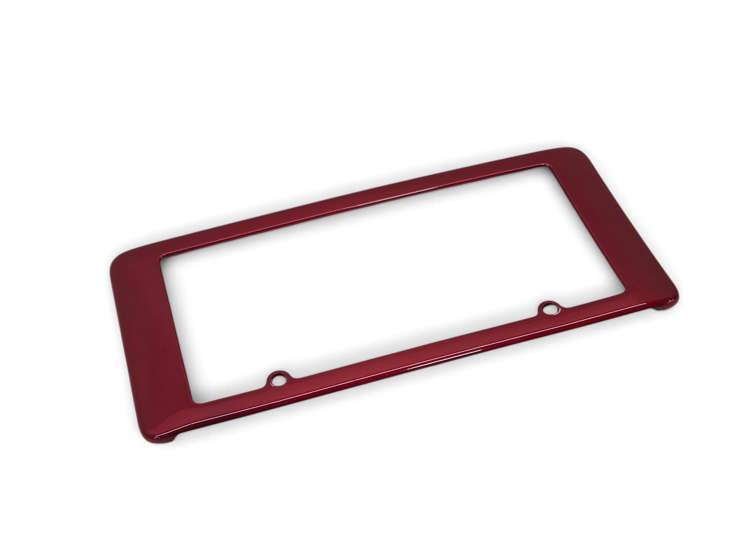 Send it Auto Parts OEM Crystal Red rear license plate frame for 2008-2013 Corvette C6 with factory paint finish