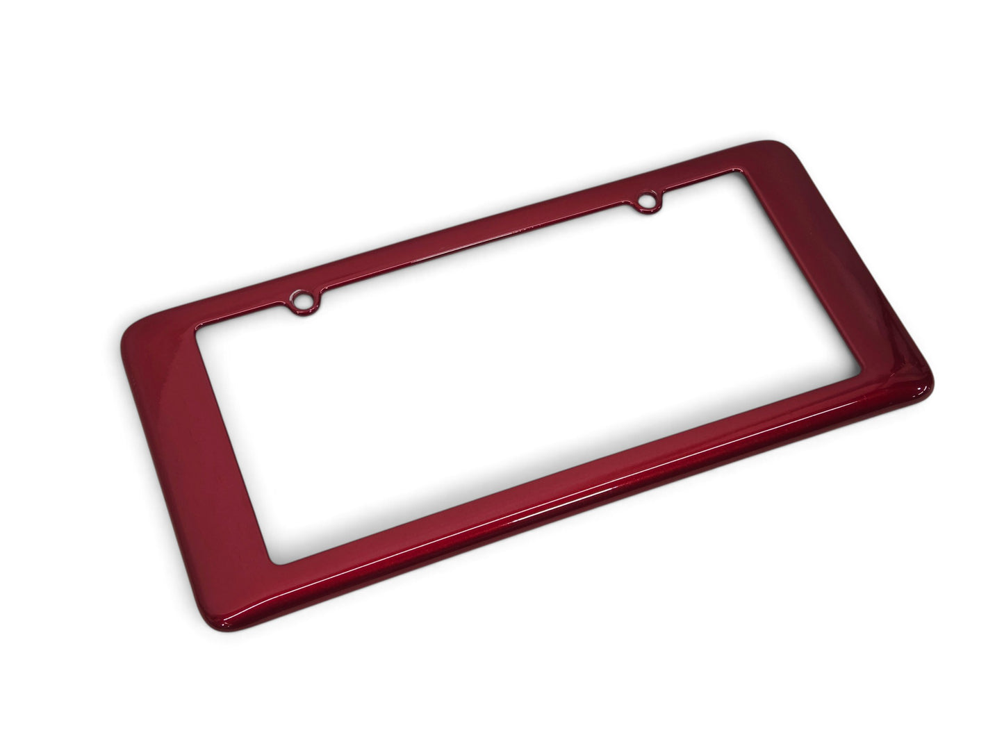 Send it Auto Parts OEM Crystal Red rear license plate frame for 2008-2013 Corvette C6 with factory paint finish