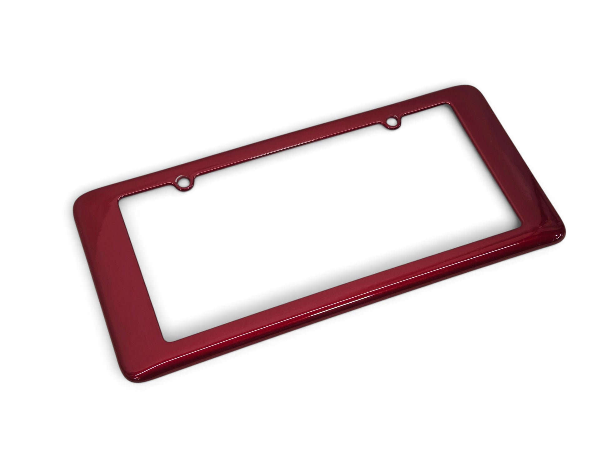 Send it Auto Parts OEM Crystal Red rear license plate frame for 2008-2013 Corvette C6 with factory paint finish