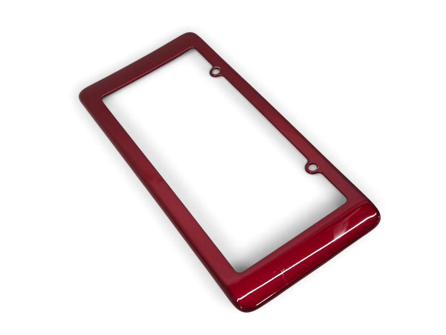 Send it Auto Parts OEM Crystal Red rear license plate frame for 2008-2013 Corvette C6 with factory paint finish