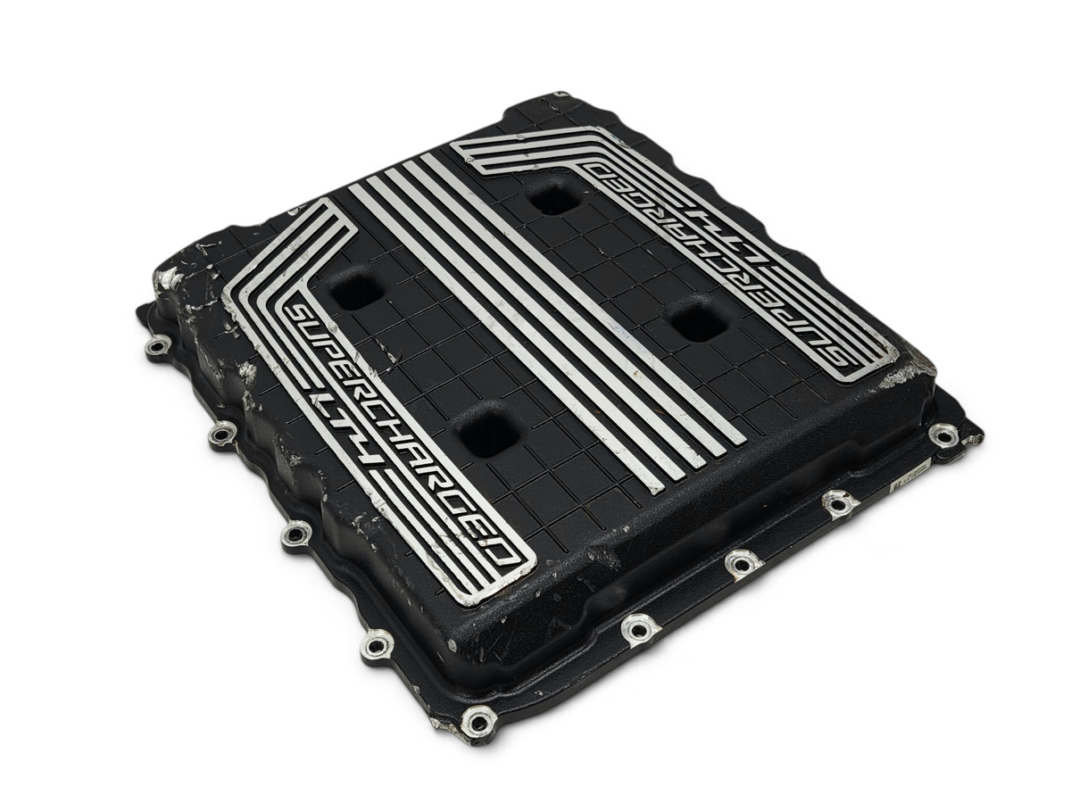 Send it Auto Parts damaged OEM GM supercharger cover lid for Chevy Camaro ZL1 LT4 6.2L V8 engine