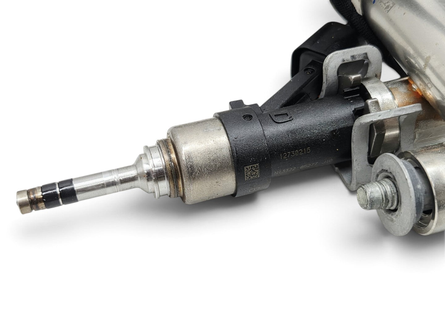 Send it Auto Parts OEM fuel injector with 6mm tip for GM 6.2L and 6.6L engines, showing part number 12730215.