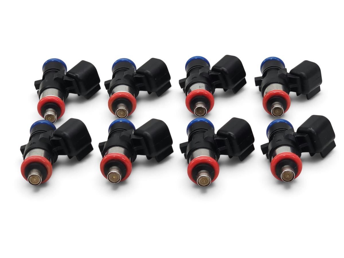 Send it Auto Parts set of 8 OEM GM 56lb fuel injectors for 6.2L LSA LS9 engines with red and blue seals