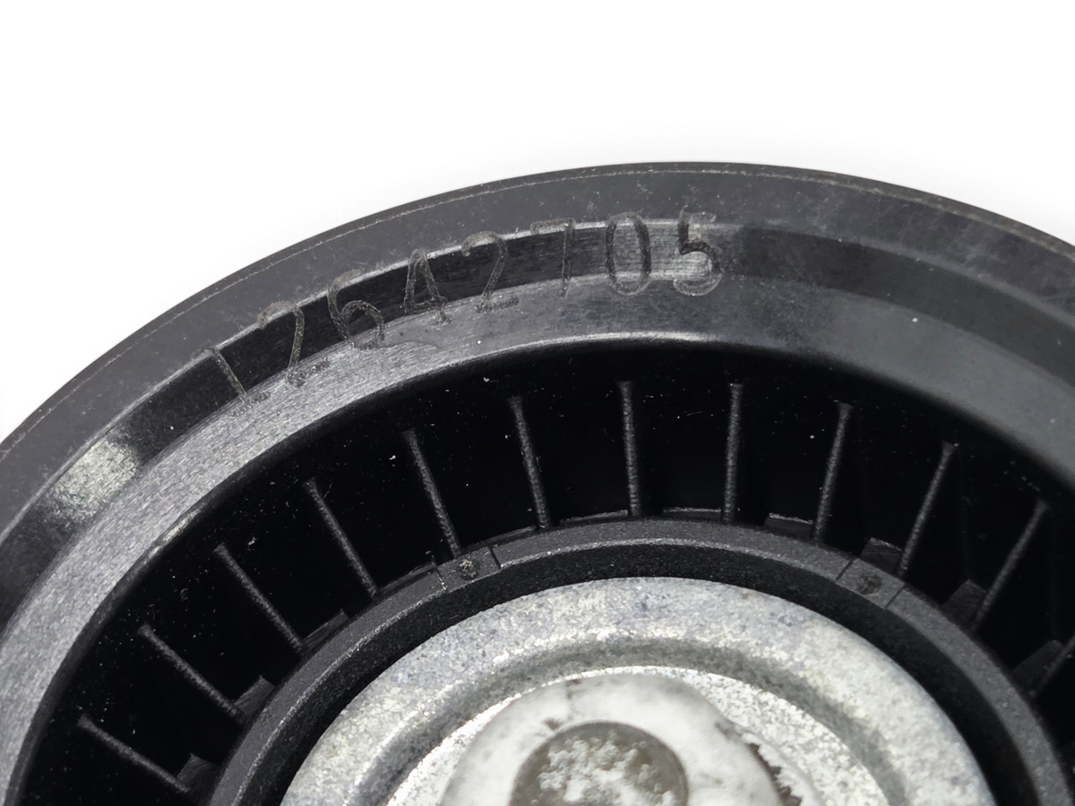 Send it Auto Parts OEM GM 12642705 idler pulley for 6.2L LT4 engines, showing part number detail.