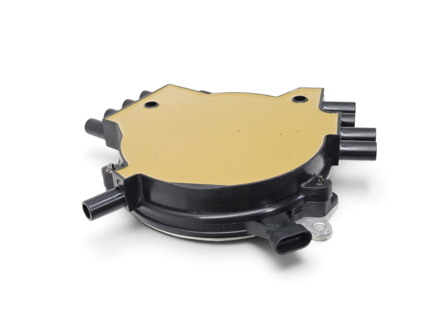 Send it Auto Parts JEGS vented pin drive distributor for GM LT1 and LT4 engines, black and gold finish