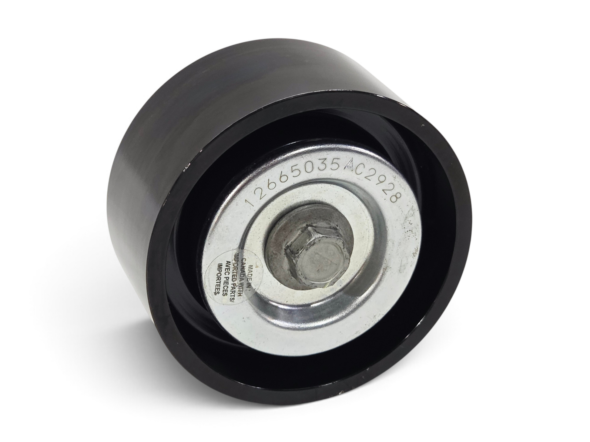 Send it Auto Parts OEM GM supercharger idler pulley for Corvette ZR1 and Cadillac Escalade V, part number 12665035