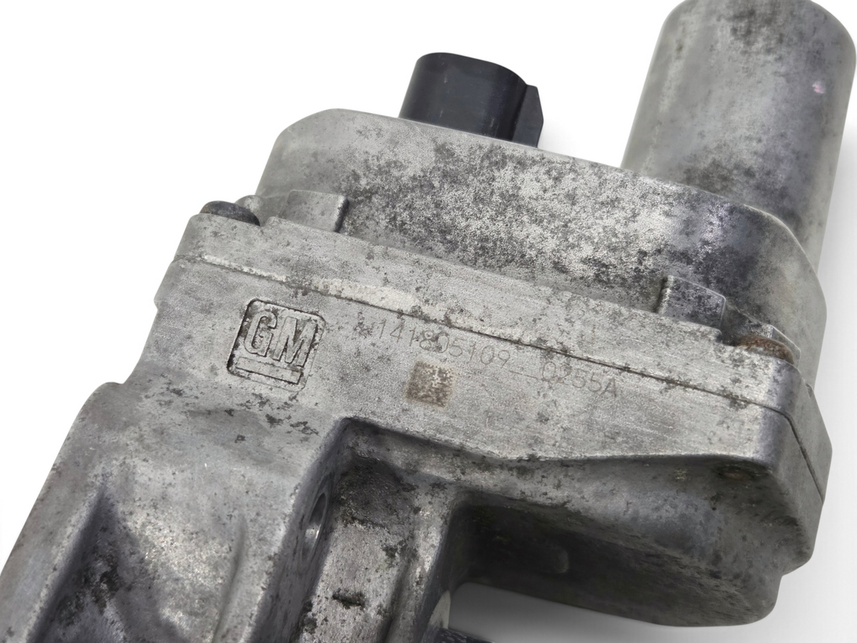 Send it Auto Parts OEM GM throttle body with part number 12605109 for LS engines, showing metal housing detail.