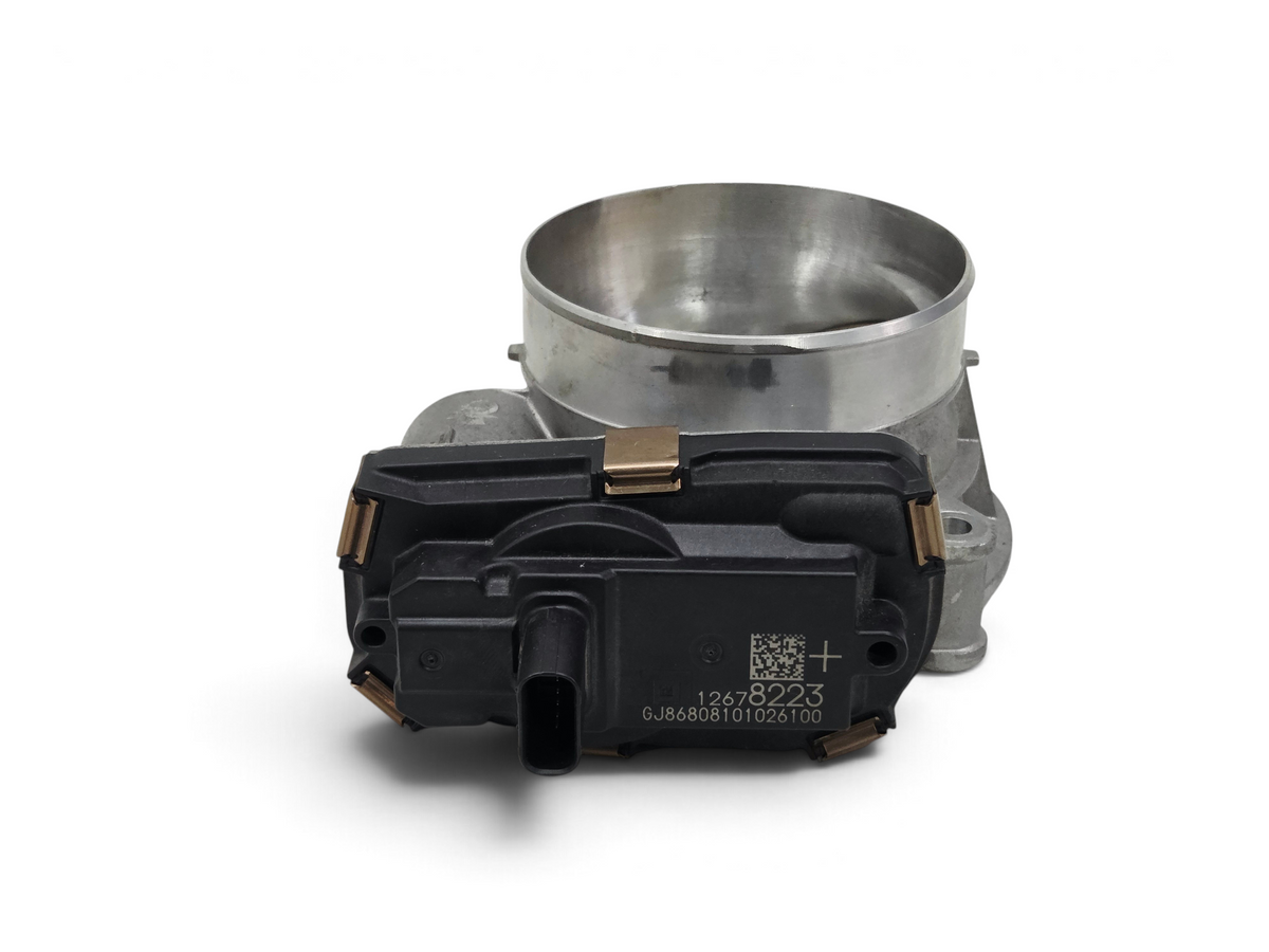 ACDelco GM fuel injection throttle body part 12678223 from Send it Auto Parts, featuring a metal housing and sensor.