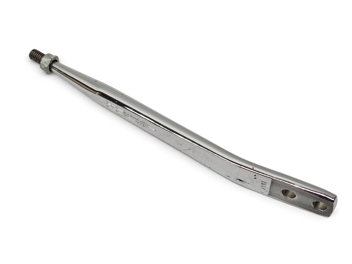 Send it Auto Parts Hurst 10-inch chrome gear shift stick for 1968-1979 Corvette Muncie 4-speed transmission