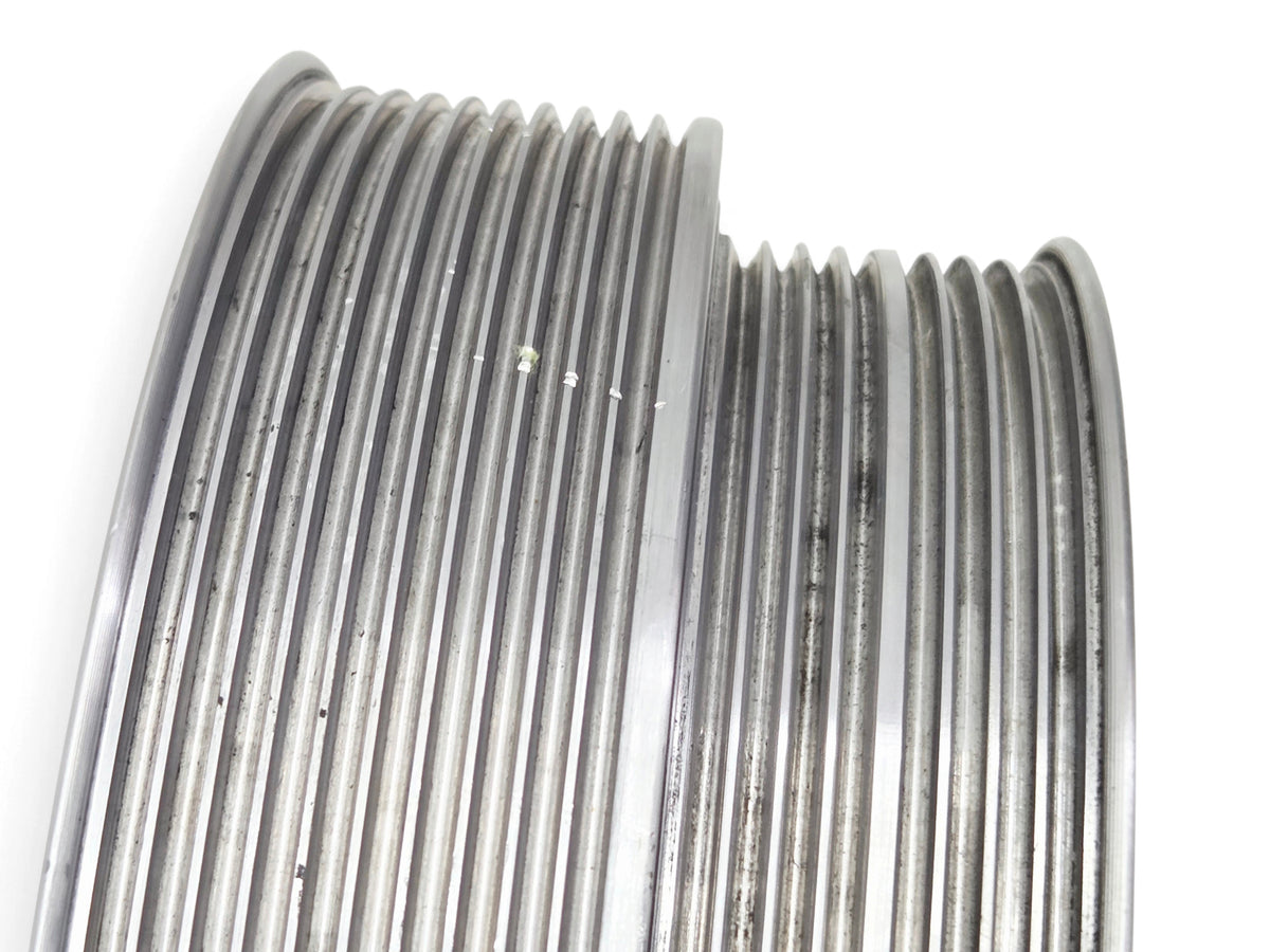 Send it Auto Parts Innovators West 10 rib harmonic balancer pulley with minor rib indentations for LS7 engine
