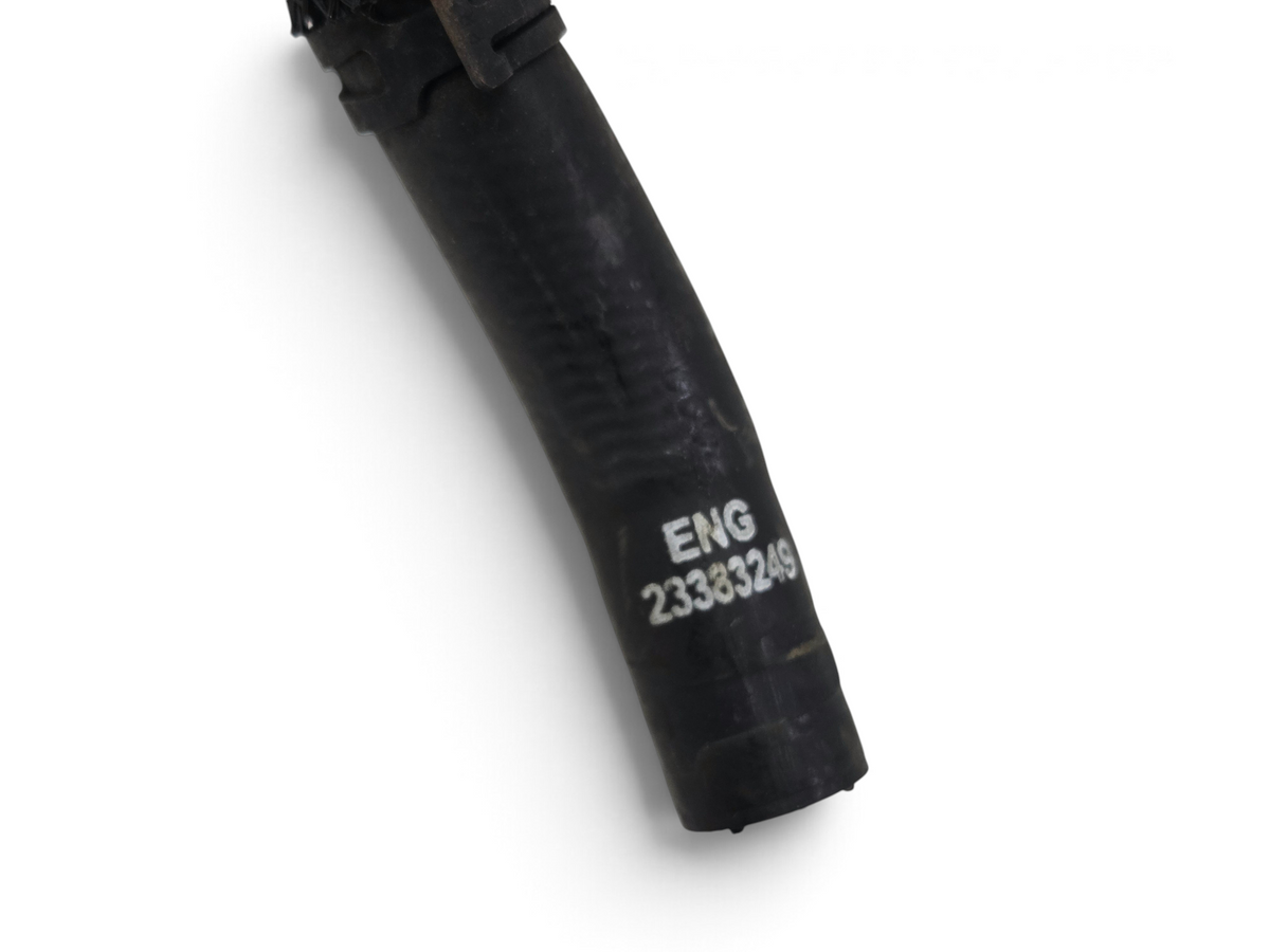 Send it Auto Parts OEM black rubber intercooler hose with ENG 23383249 marking for LT4 Camaro ZL1 and Cadillac CTSV