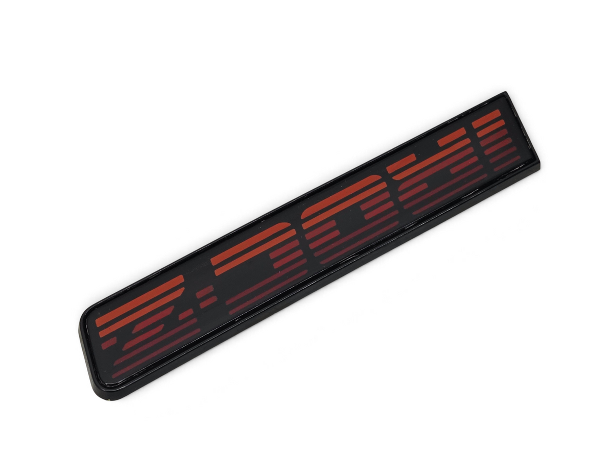 Send it Auto Parts OEM red IROC-Z rocker panel emblem for 1982-1992 Chevrolet Camaro