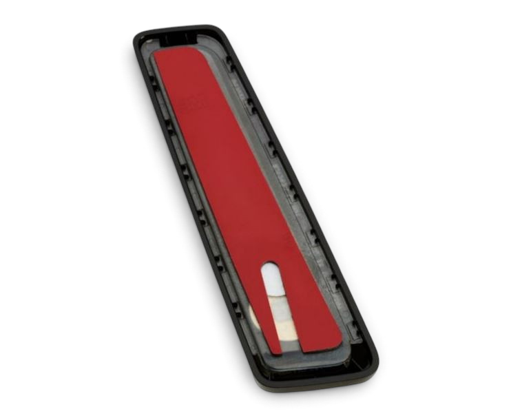 Send it Auto Parts OEM keyless entry keypad back view showing adhesive backing for Chevrolet GMC Cadillac Buick