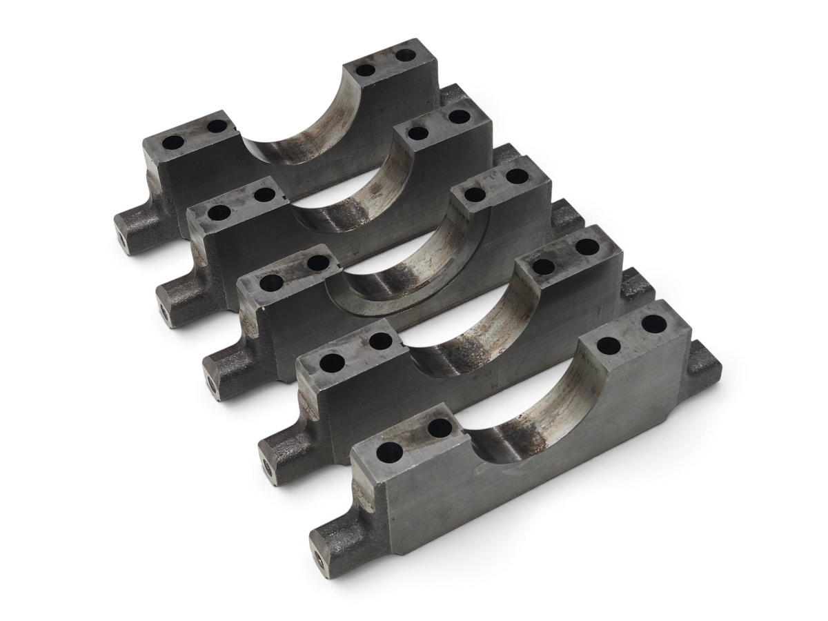 Send it Auto Parts OEM GM 6.2L V8 main bearing crankshaft caps for L86 and LT1 engines, set of five metal components.