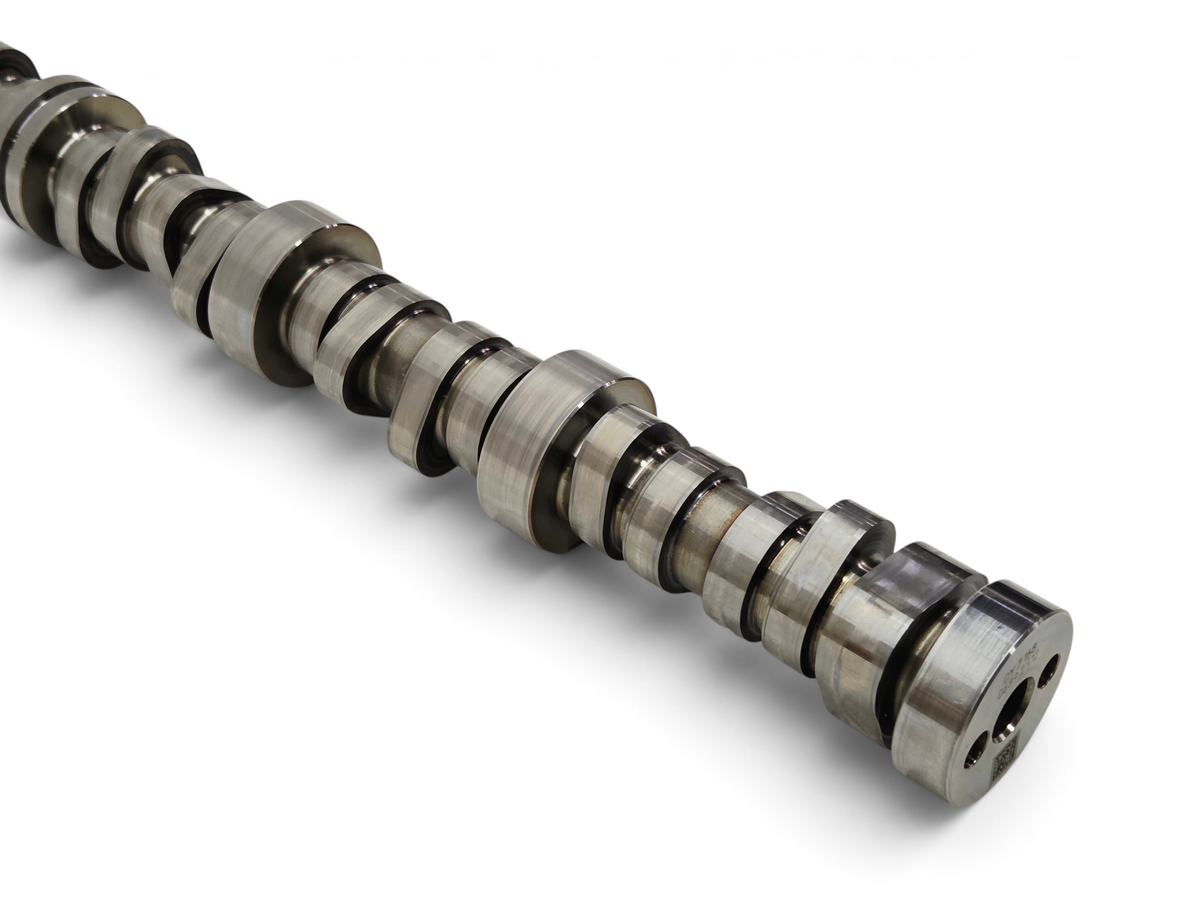 Send it Auto Parts OEM 6.2L L87 camshaft for GM vehicles, showing precision machined lobes and steel construction.