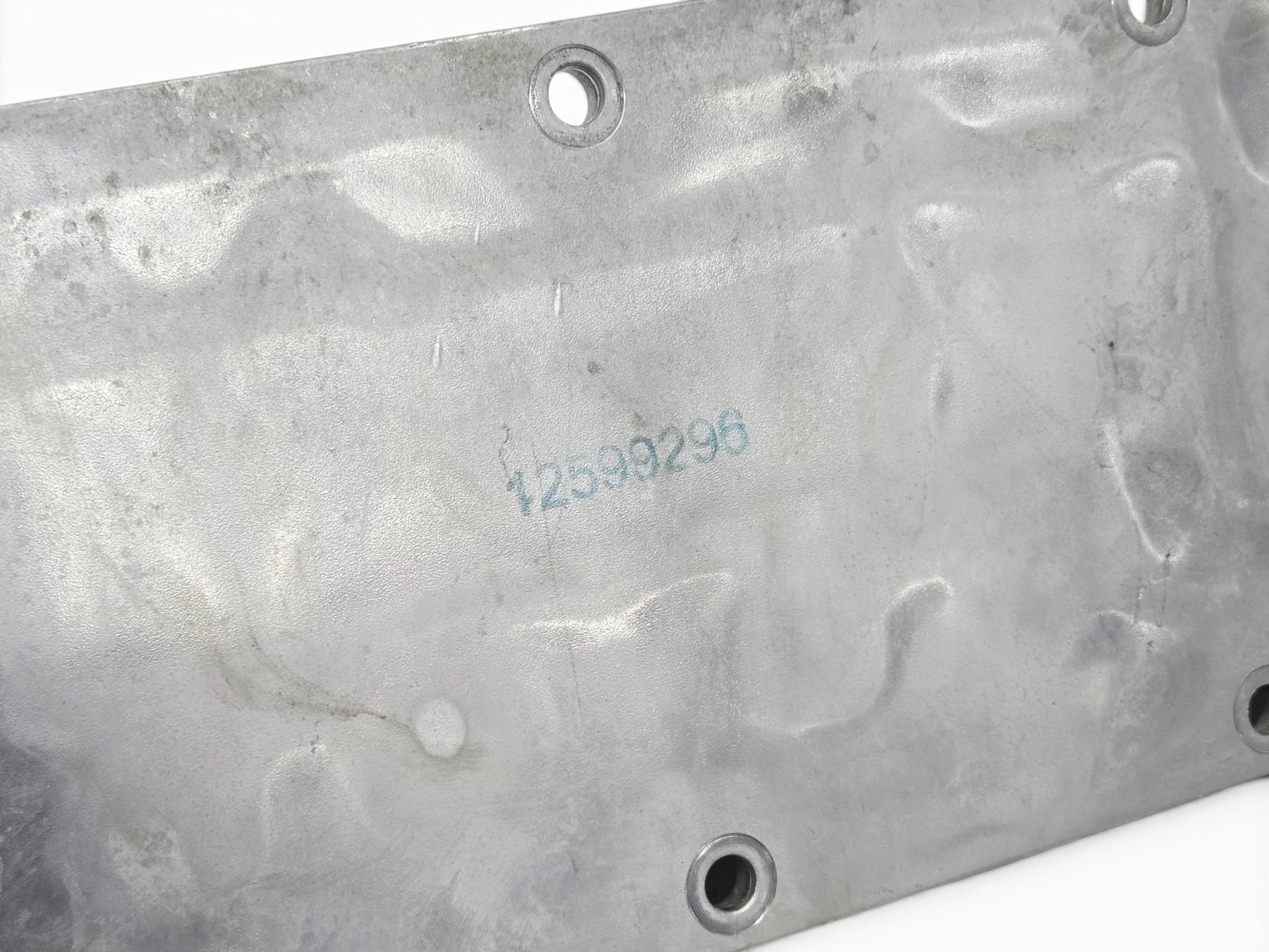 Send it Auto Parts OEM GM 12599296 LS engine valley cover block off plate with metallic finish