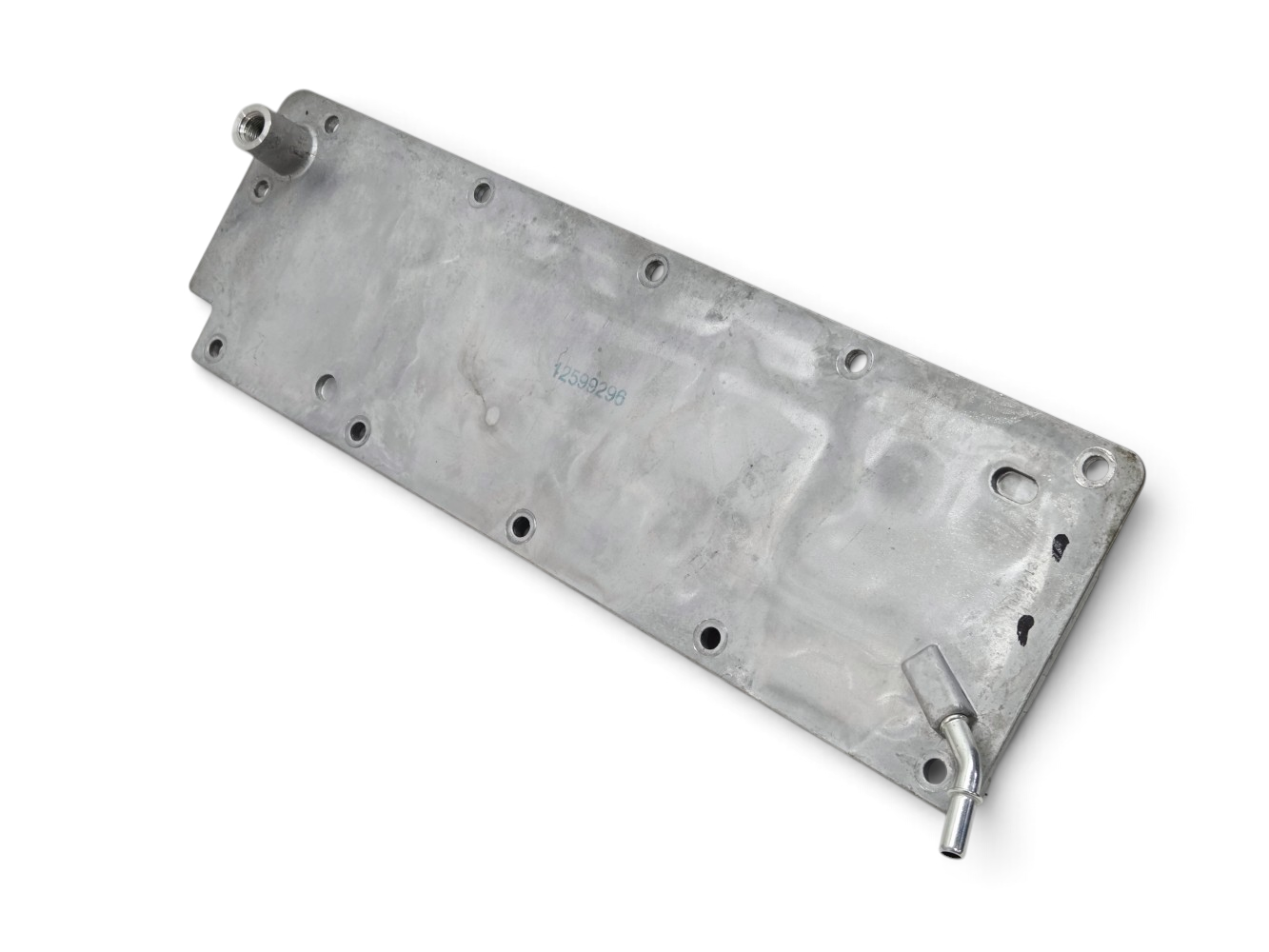 Send it Auto Parts OEM GM LS engine valley cover block off plate with breather hose fitting for LS conversions