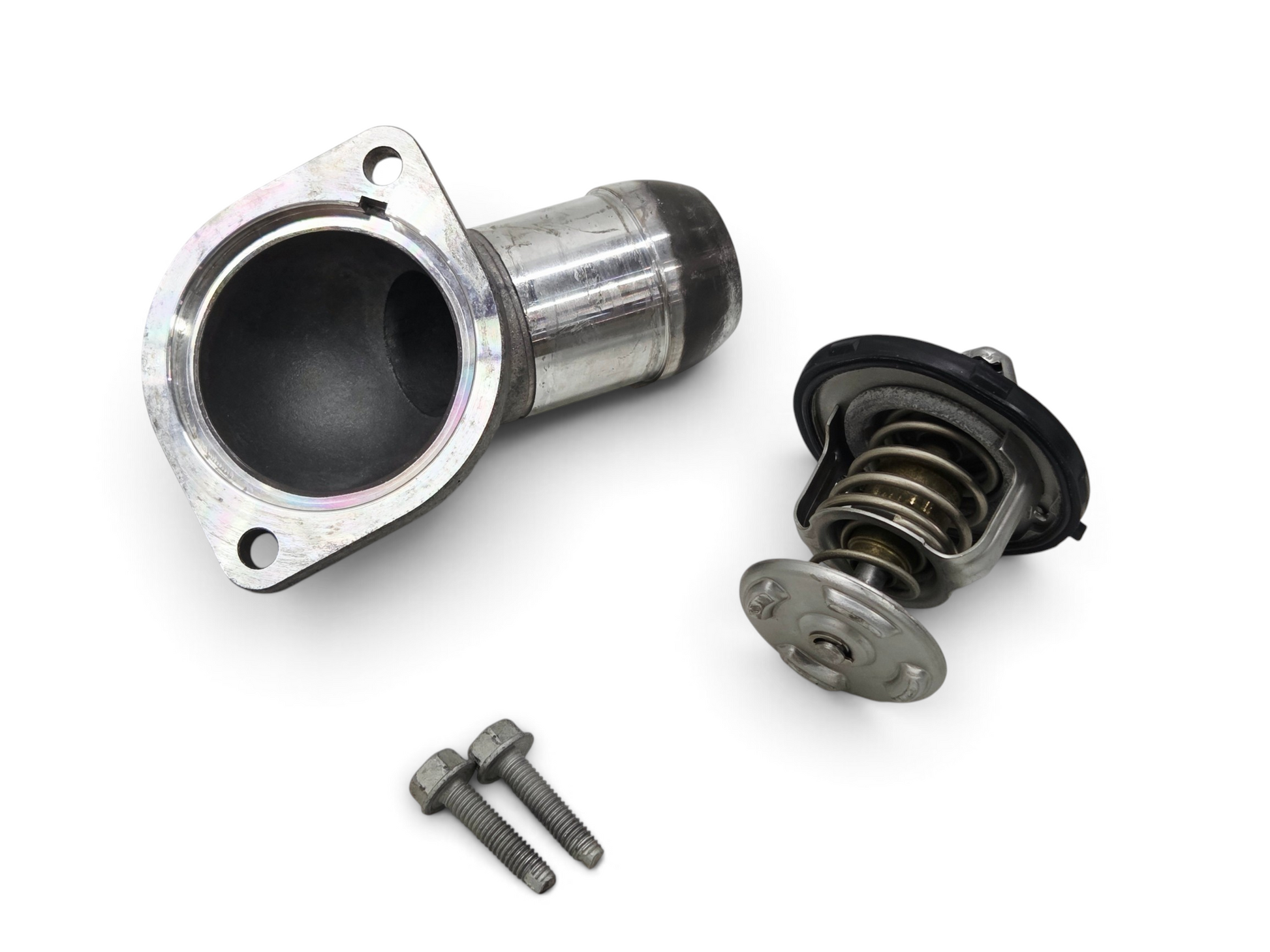 Send it Auto Parts OEM GM LS truck thermostat housing and water neck with thermostat and mounting bolts