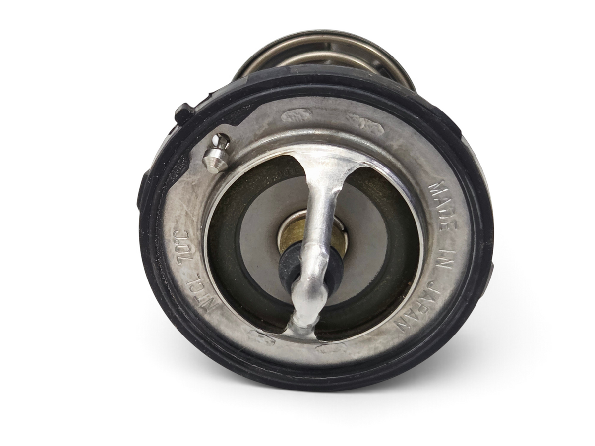 Send it Auto Parts OEM GM LS engine thermostat and housing with black rubber seal and metal components
