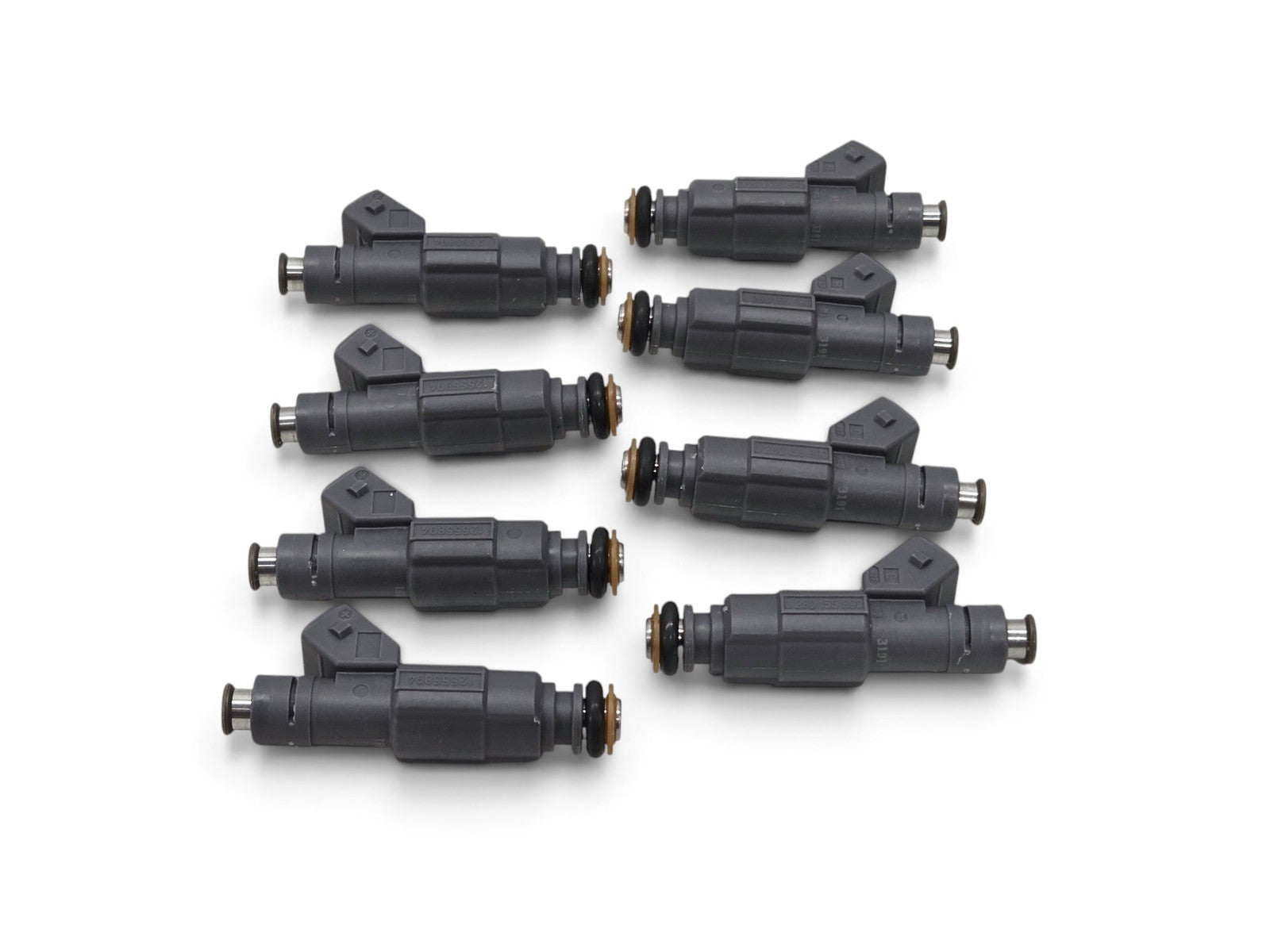 Send it Auto Parts set of eight grey OEM GM LS1 fuel injectors for 1999-2000 Chevrolet Corvette and Camaro V8 engines