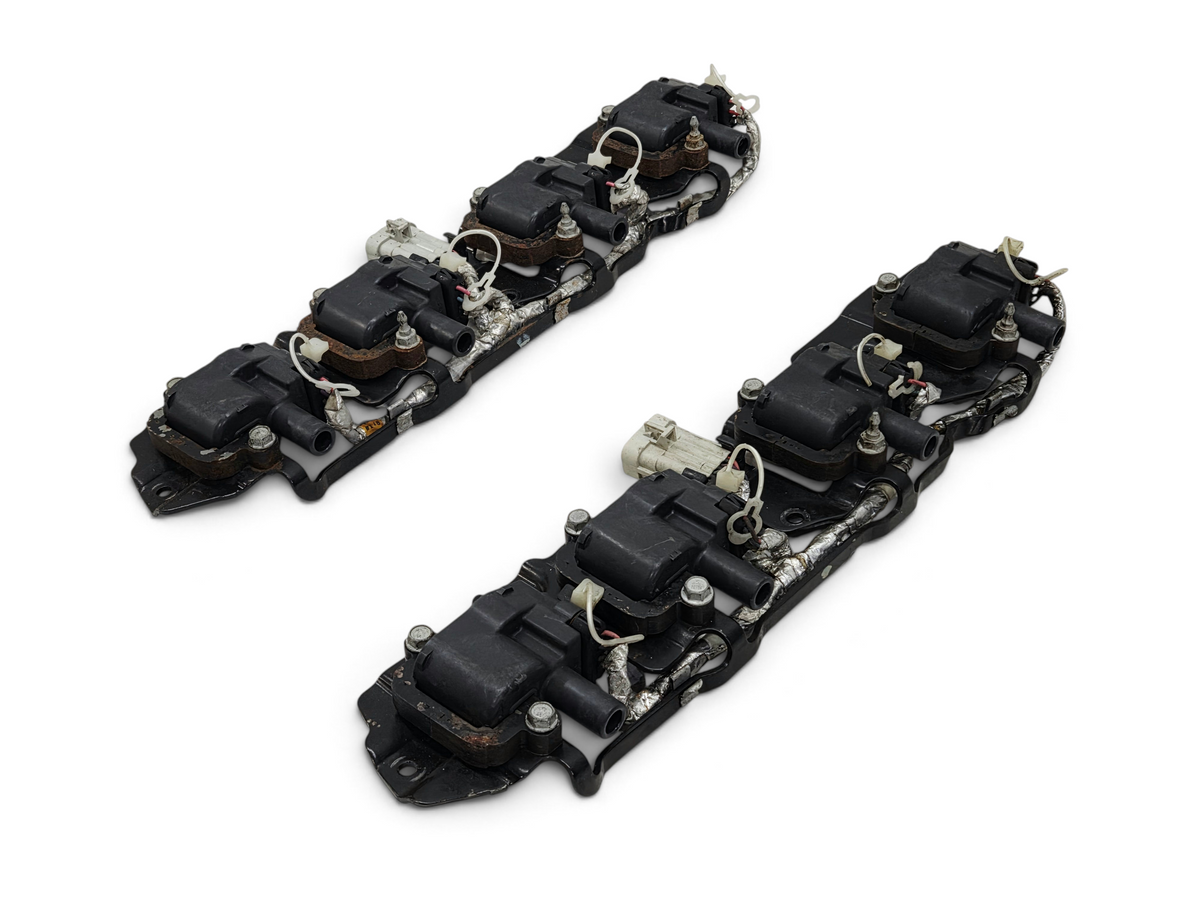 Send it Auto Parts OEM GM LS1 LS6 ignition coil brackets with coils and wiring harness for Corvette and Camaro