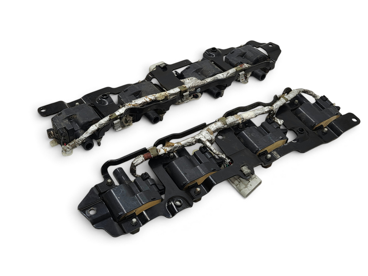Send it Auto Parts OEM GM LS1 LS6 ignition coil brackets with wiring harness and coils for Corvette and Camaro
