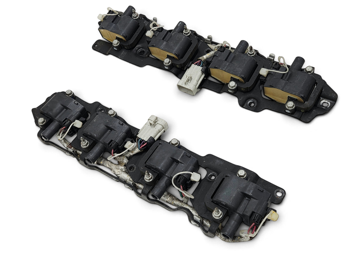Send it Auto Parts OEM GM LS1 LS6 ignition coil sets with mounting brackets and wiring harnesses for V8 engines