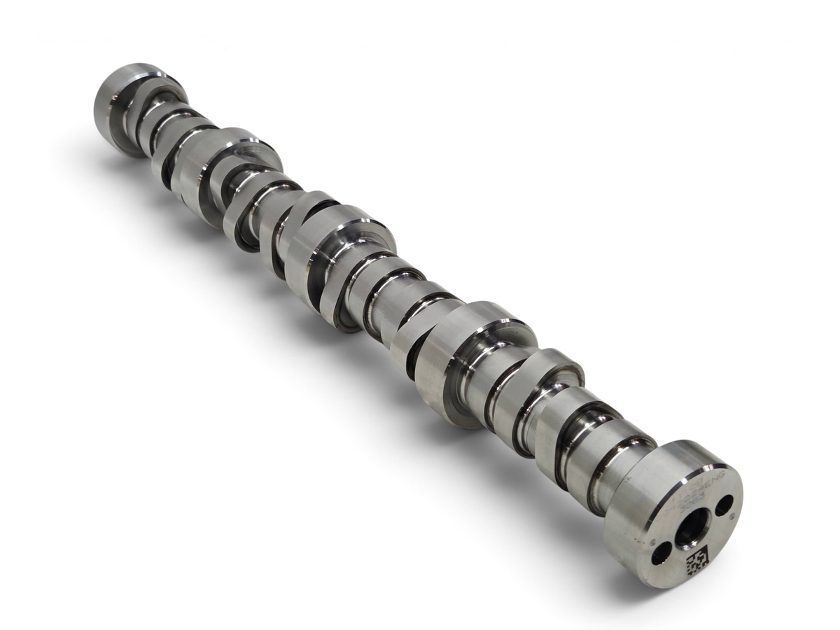 Send it Auto Parts OEM GM LS3 single bolt camshaft for 6.2L V8 engines, showing metallic finish and precision lobes.