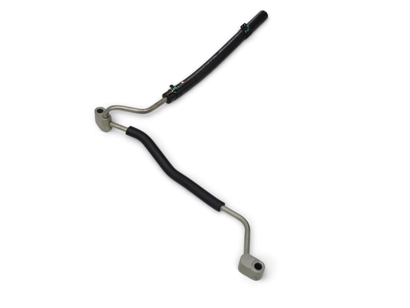 Send it Auto Parts genuine OEM GM LS3 engine steam coolant air bleed pipe tube with rubber hose and metal fittings