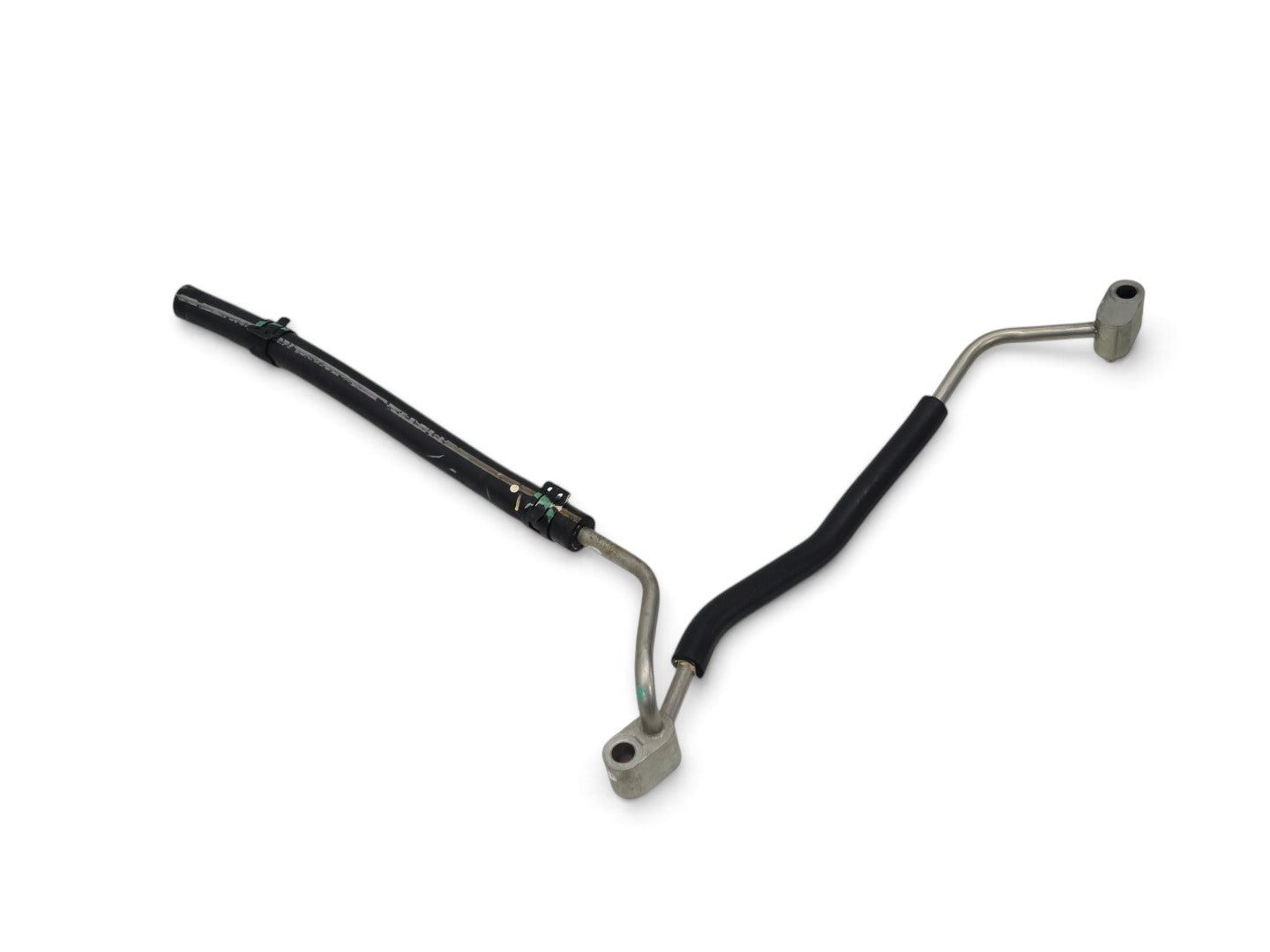 Send it Auto Parts genuine OEM GM LS3 engine steam coolant air bleed pipe tube with black rubber hose sections