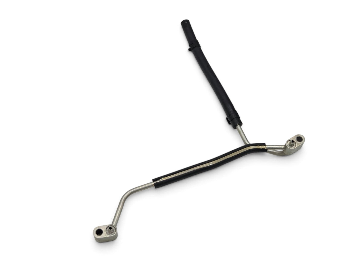 Send it Auto Parts genuine OEM GM LS3 engine steam coolant air bleed pipe tube with black rubber hose