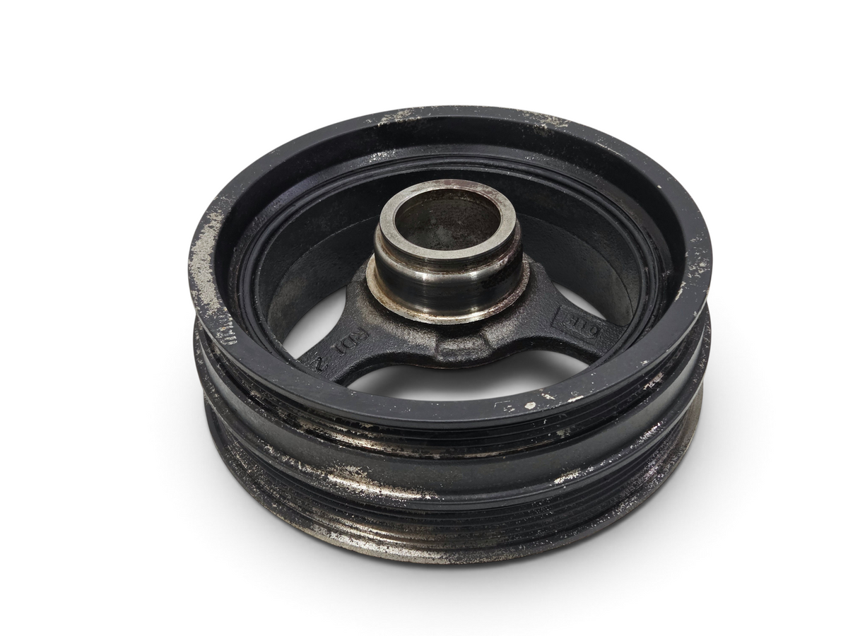 Send it Auto Parts OEM GM harmonic balancer damper for LS3 engines on Chevrolet Corvette, Caprice, and Pontiac G8