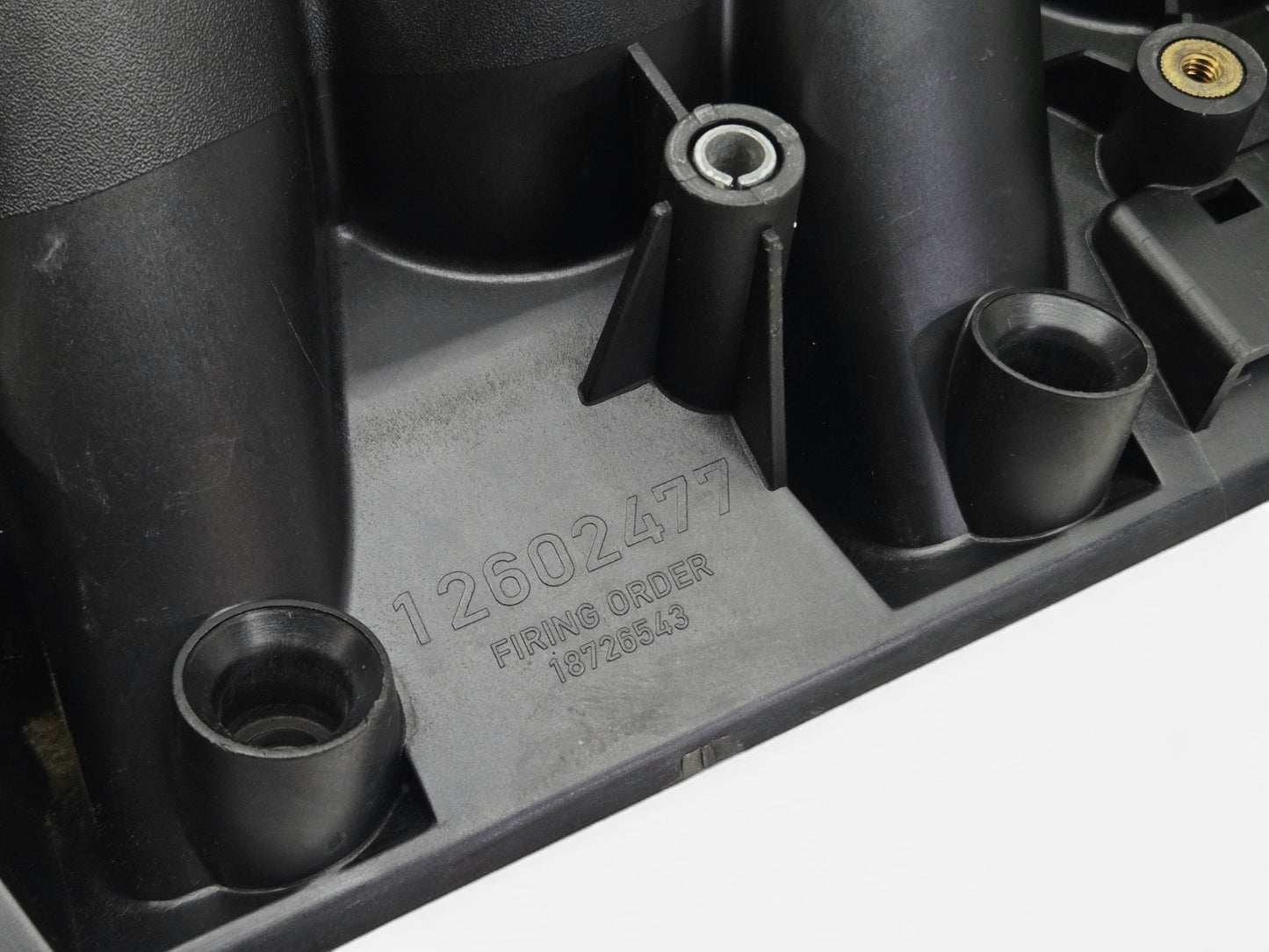 Send it Auto Parts OEM GM 12602477 intake manifold for LS3 6.2L V8 engines, showing part number and firing order.