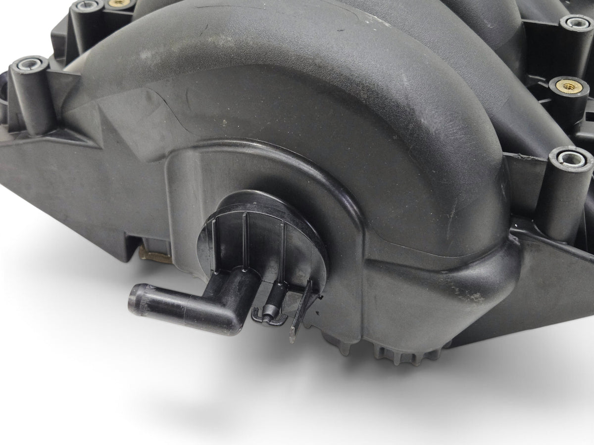 Send it Auto Parts black plastic LS3 6.2L intake manifold for Chevrolet Corvette, Camaro, SS, and Caprice engines.