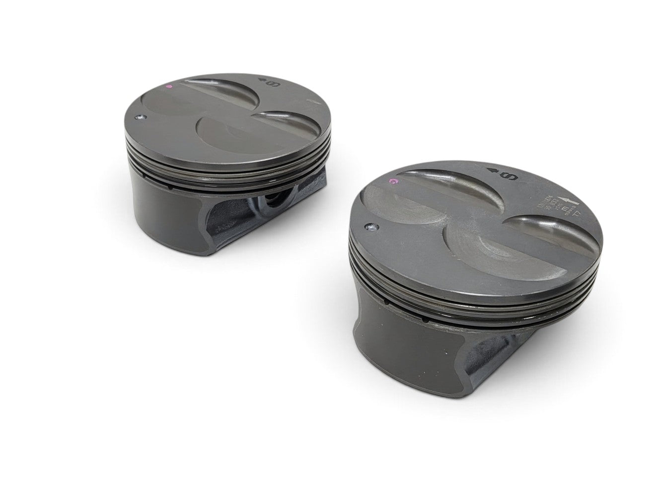 Send it Auto Parts OEM GM LS7 7.0L engine pistons for Corvette C6 Z06 and Camaro Z/28, new takeoff condition.