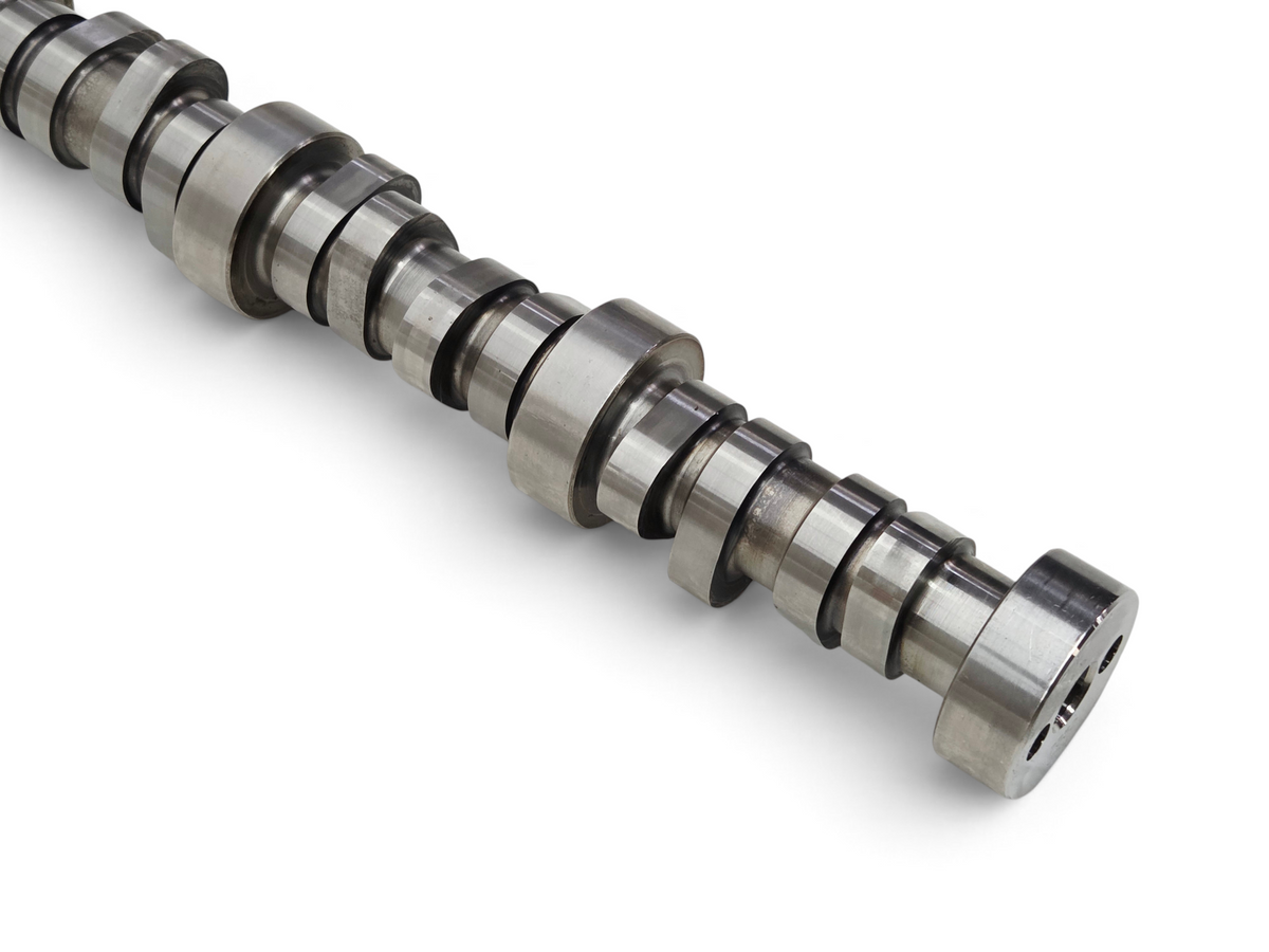 Send it Auto Parts OEM GM LS7 7.0L camshaft for Chevy Corvette C6 Z06, showing precision machined metal lobes.
