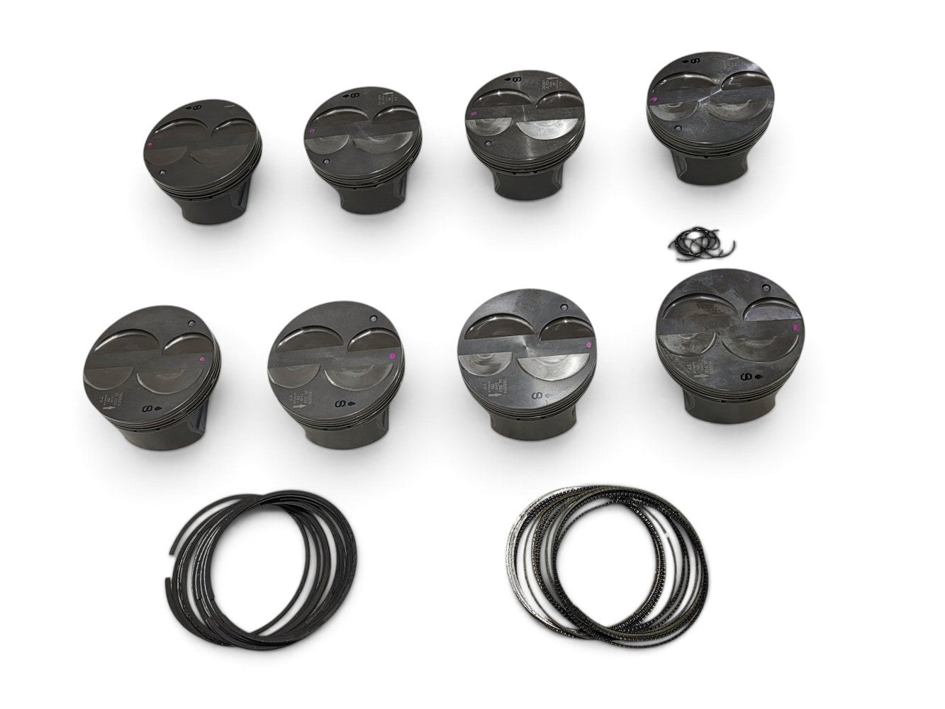 Send it Auto Parts OEM GM LS7 7.0L engine pistons with pins, clips, and rings for Corvette C6 Z06 and Camaro Z/28