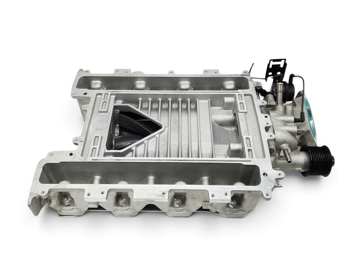 Send it Auto Parts OEM LS9 supercharger for 2009-2013 Corvette C6 ZR1 with Lingenfelter 2.60 inch pulley installed