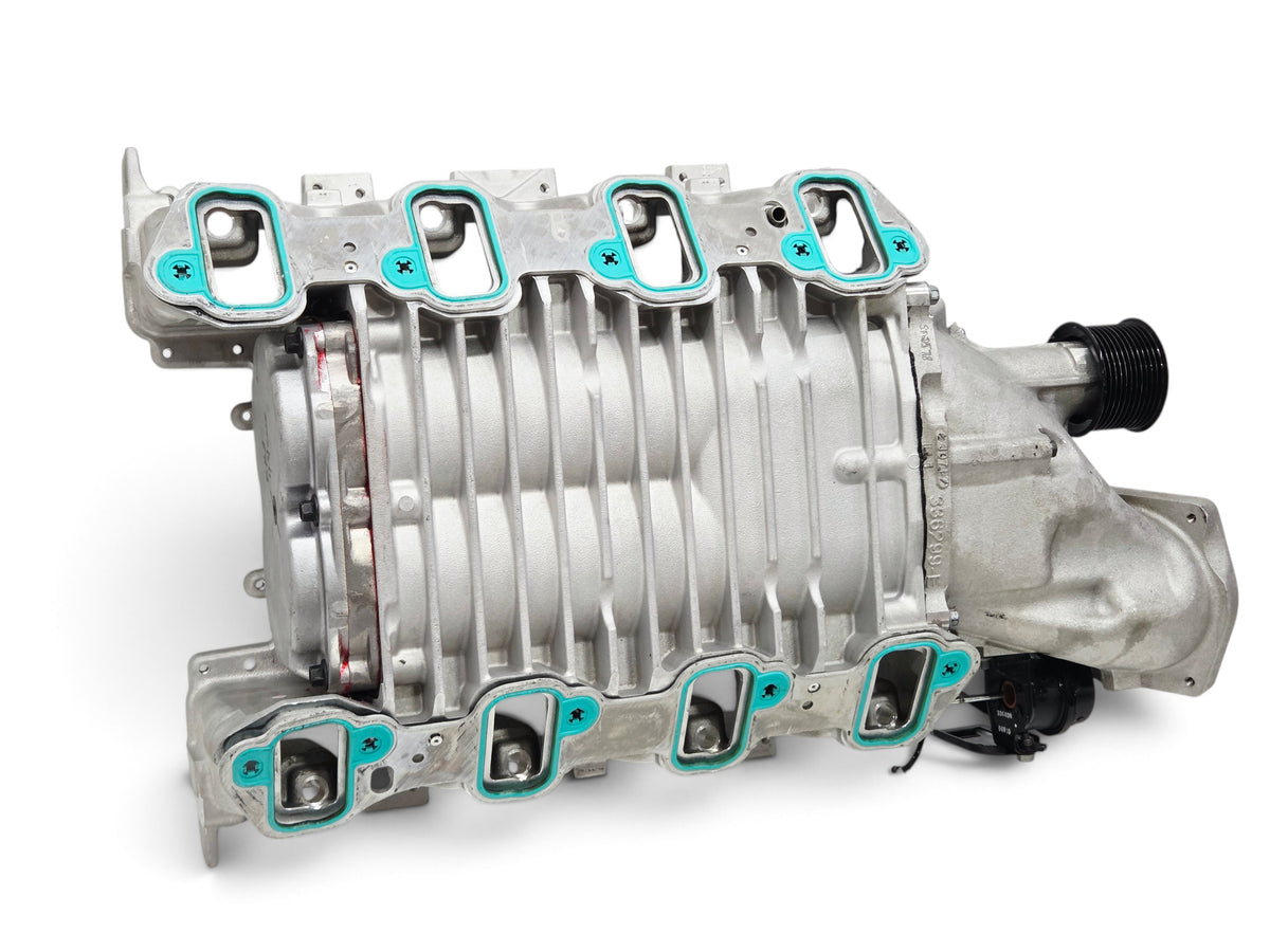 Send it Auto Parts OEM LS9 supercharger for 2009-2013 Corvette C6 ZR1 with Lingenfelter 2.60 inch pulley installed