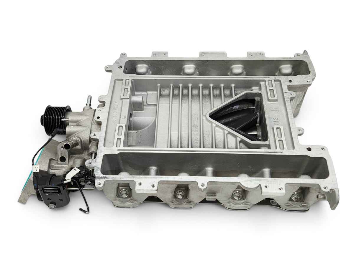 Send it Auto Parts OEM GM LS9 supercharger for 2009-2013 Corvette C6 ZR1 with Lingenfelter 2.60 inch pulley installed