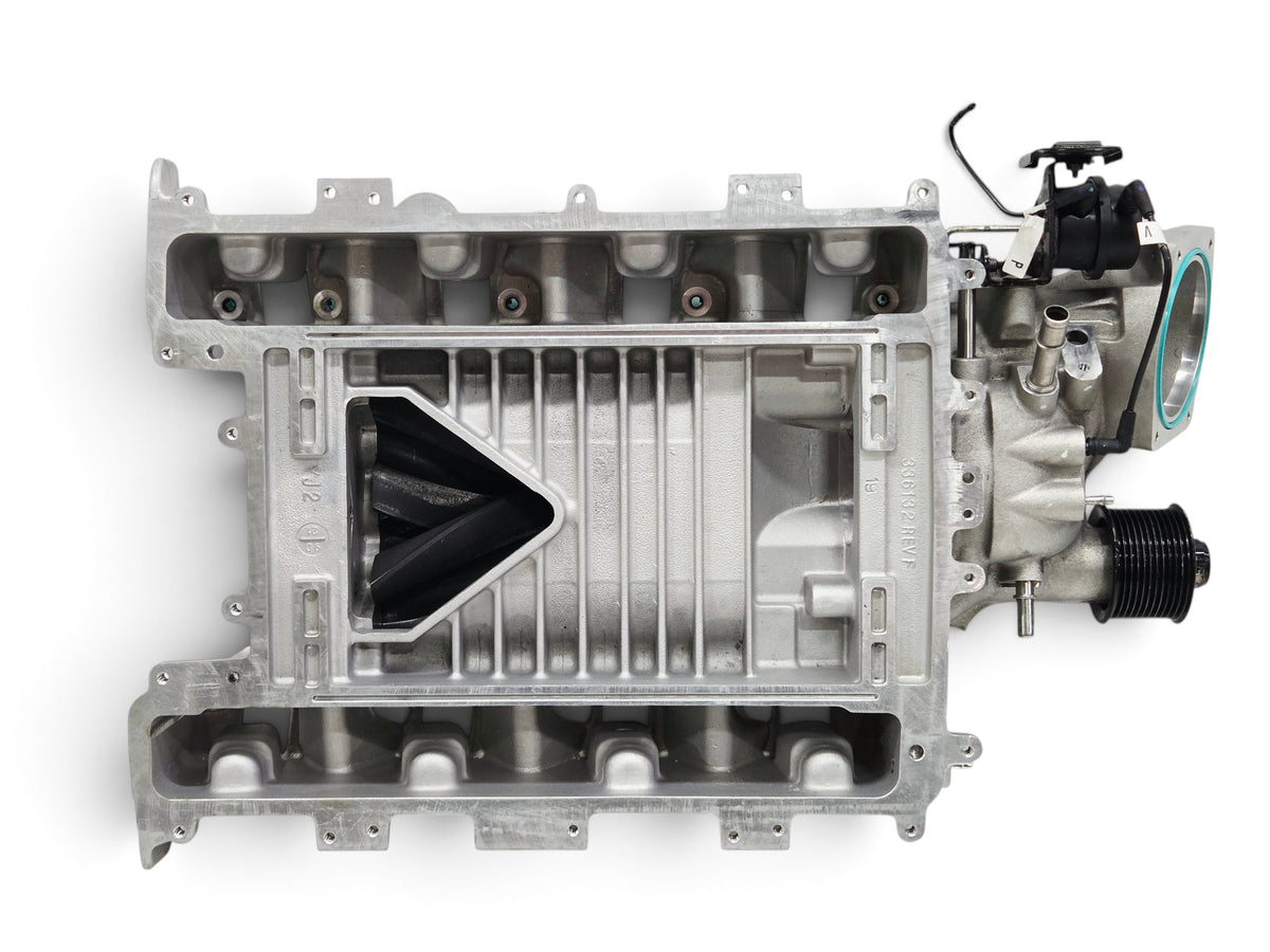 Send it Auto Parts OEM GM LS9 supercharger for 2009-2013 Corvette C6 ZR1 with Lingenfelter 2.60 inch pulley installed