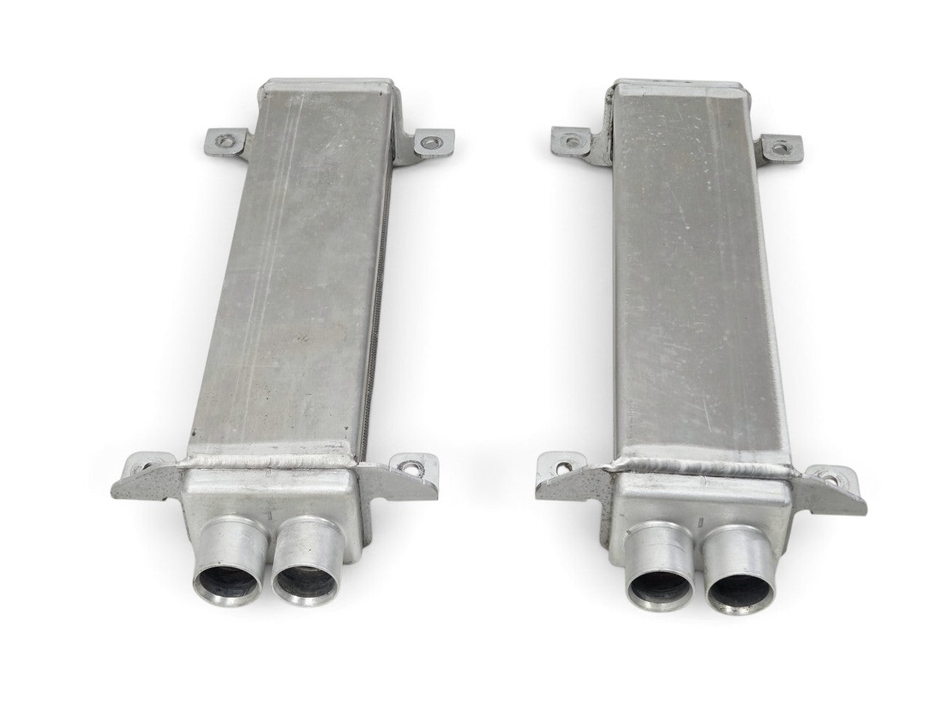 Send it Auto Parts Chevy Corvette LS9 ZR1 reinforced intercooler supercharger bricks, silver metal automotive parts.