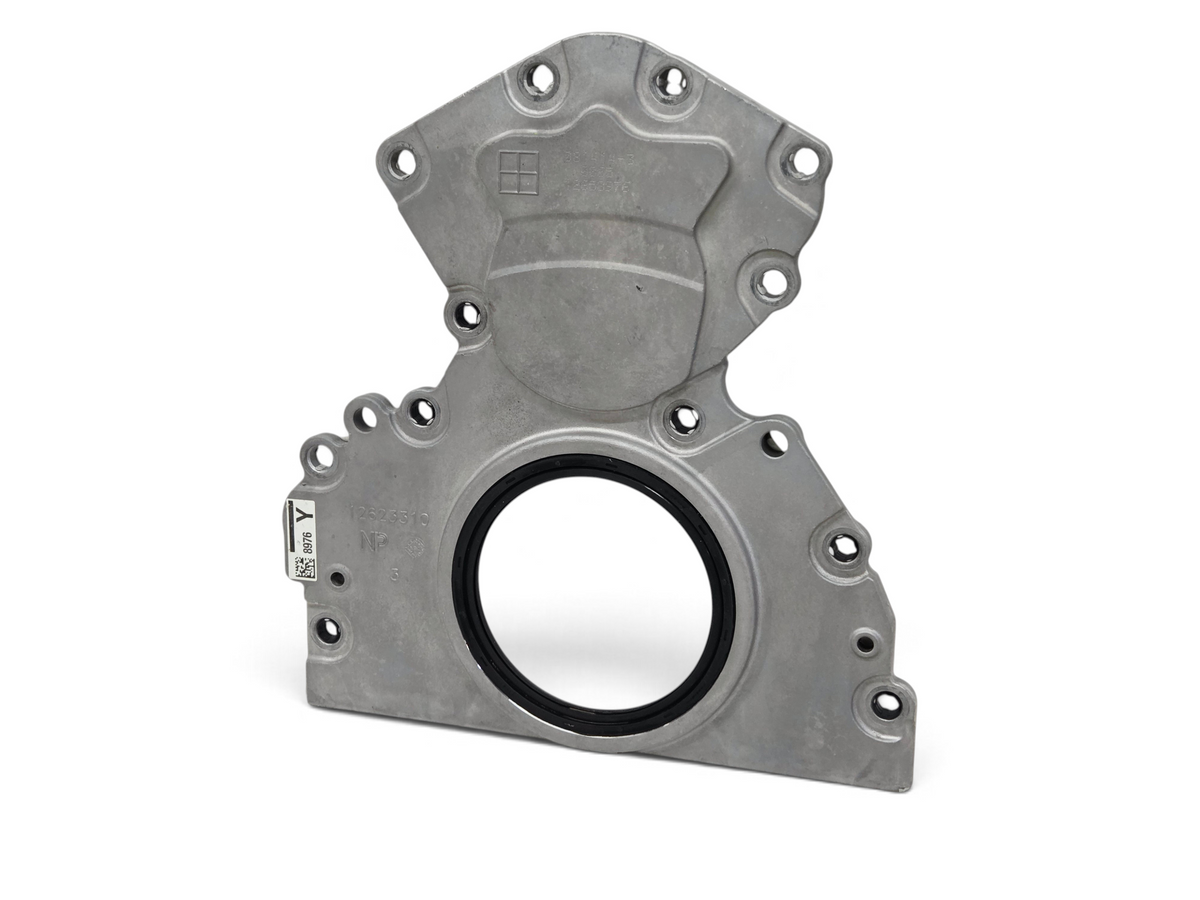 Send it Auto Parts OEM GM LT1 LT4 engine rear main seal retainer cover for 2014-2019 Chevrolet and Cadillac models.