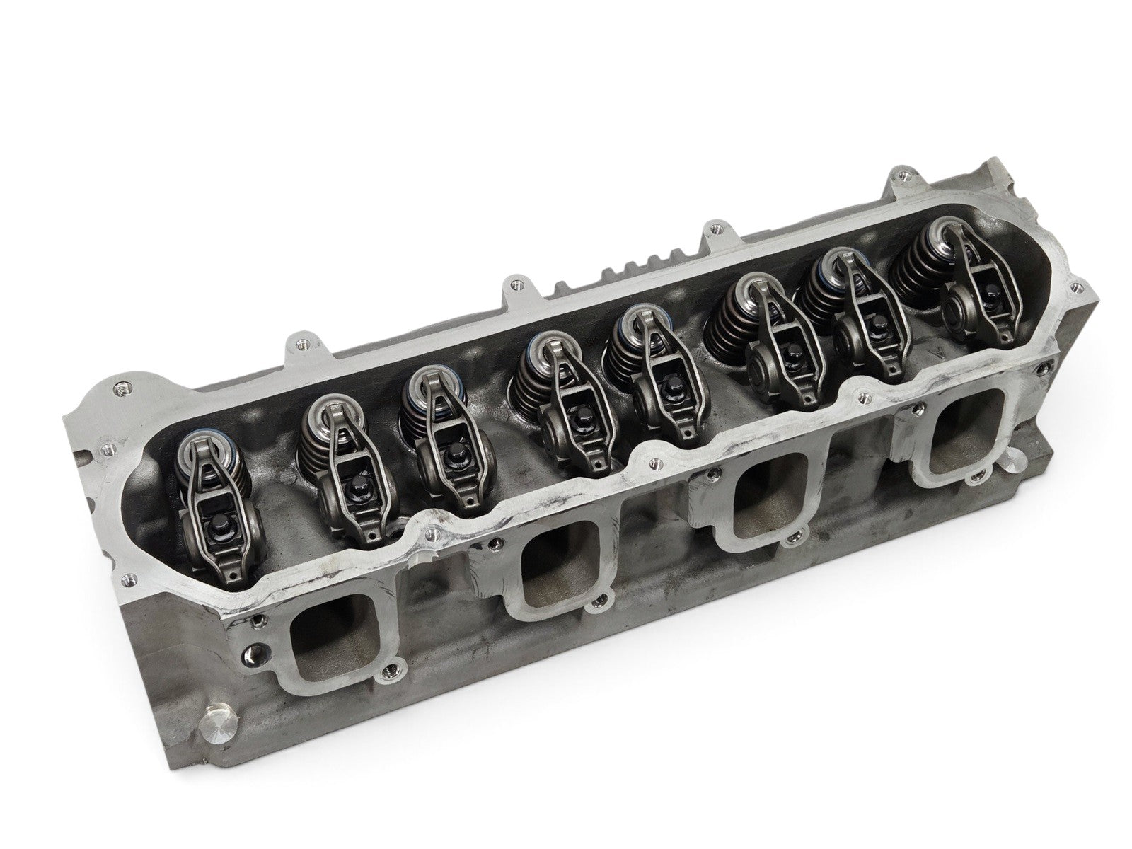 Send it Auto Parts OEM GM LT4 6.2L cylinder head with valve train components for Corvette and Camaro engines.