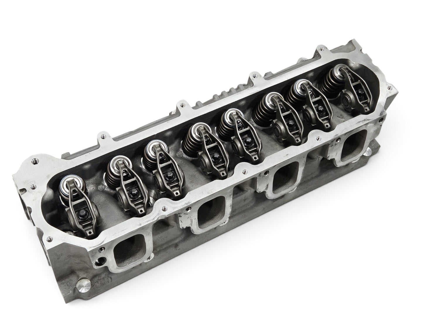Send it Auto Parts OEM GM LT4 6.2L cylinder head with valve train components for Corvette and Camaro engines.