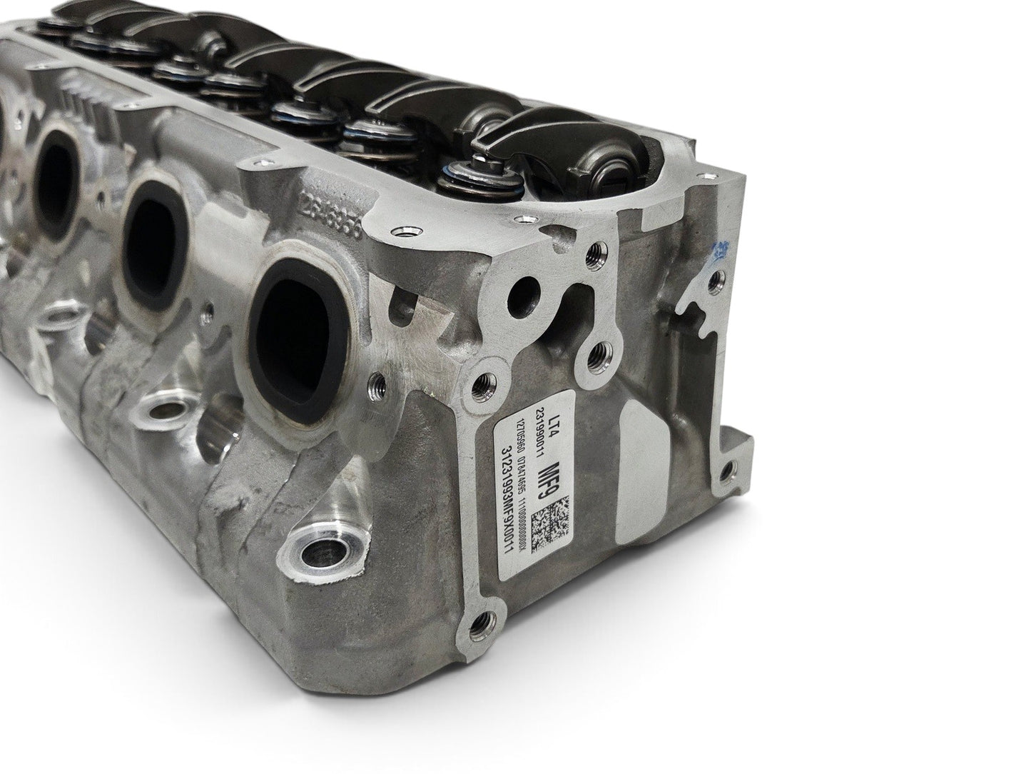 Send it Auto Parts OEM GM LT4 6.2L cylinder head with valve train components and injector ports.