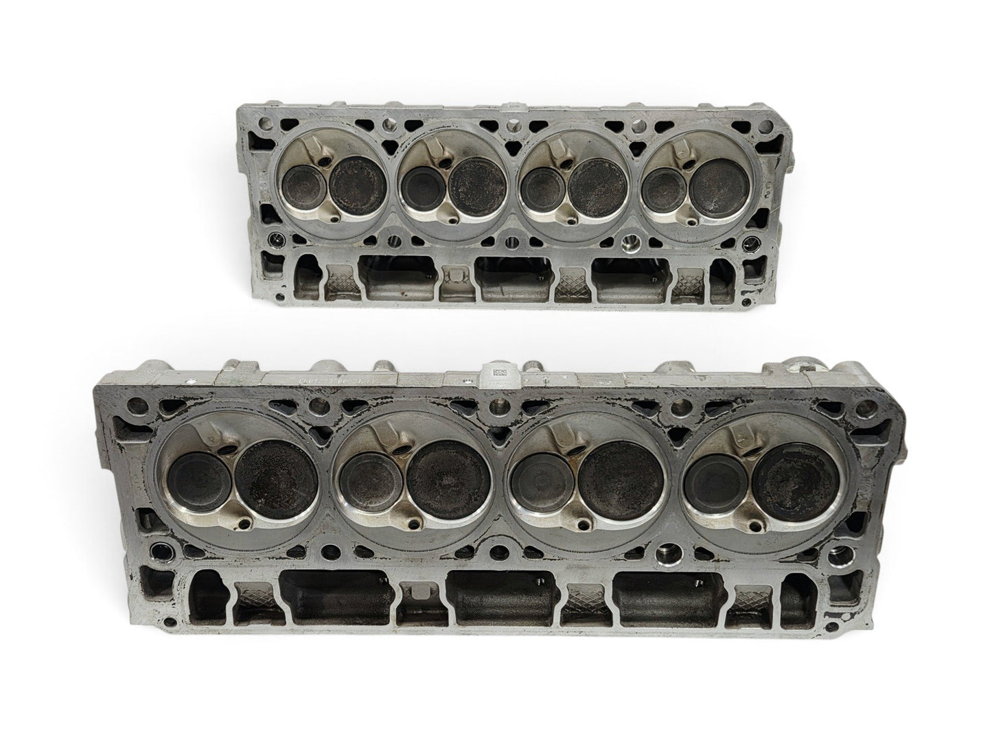 Send it Auto Parts OEM GM LT4 6.2L cylinder heads for Corvette and Camaro with large injector holes and lash caps.